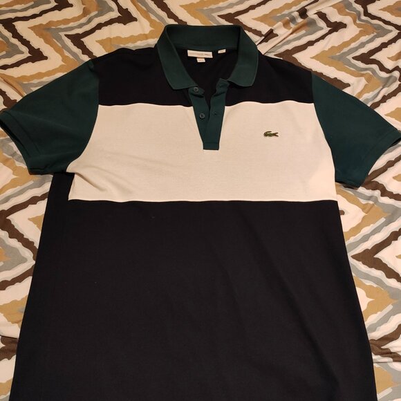 Polo Lacoste Homme Taille L Très bon état - Picture 2 of 8